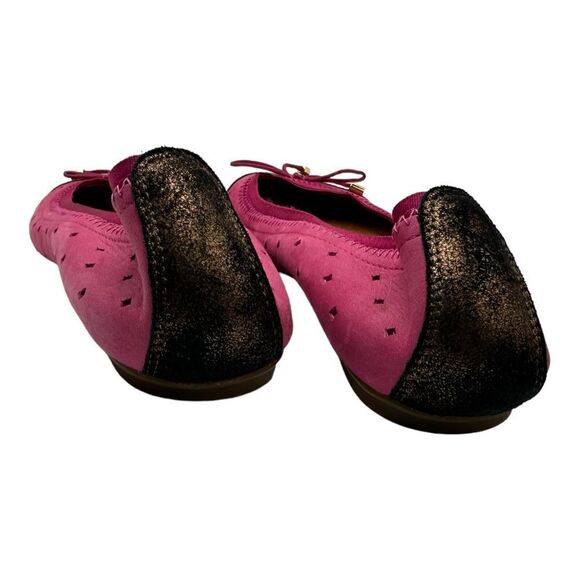 Clark’s Ballet Flats Pink & Cheetah toes Womens Size 7 - Picture 3 of 10
